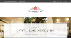 Desktop Screenshot of crystalroselodge.co.za